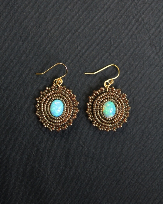Ethiopian Opal Earrings